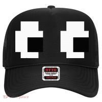 Retro Arcade Game Ghost Eyes Halloween Group Costume Hat thumb 0