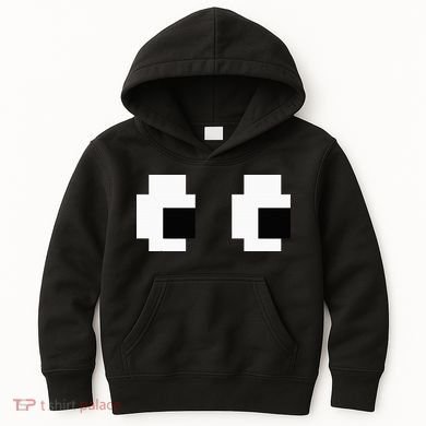 Retro Arcade Game Ghost Eyes Halloween Group Costume Kids Hoodie