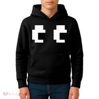 Retro Arcade Game Ghost Eyes Halloween Group Costume Kids Hoodie thumb 4
