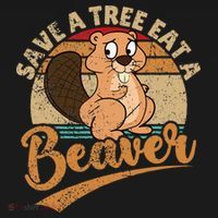 Raunchy Adult Humor Funny Beaver Tree Lover Gag Saying Women's Tank Top thumb 5