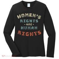 Rights Are Human Rights Feminist Women's Long Sleeve Shirt thumb 0