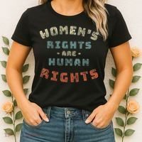 Rights Are Human Rights Feminist Women's T-Shirt thumb 2