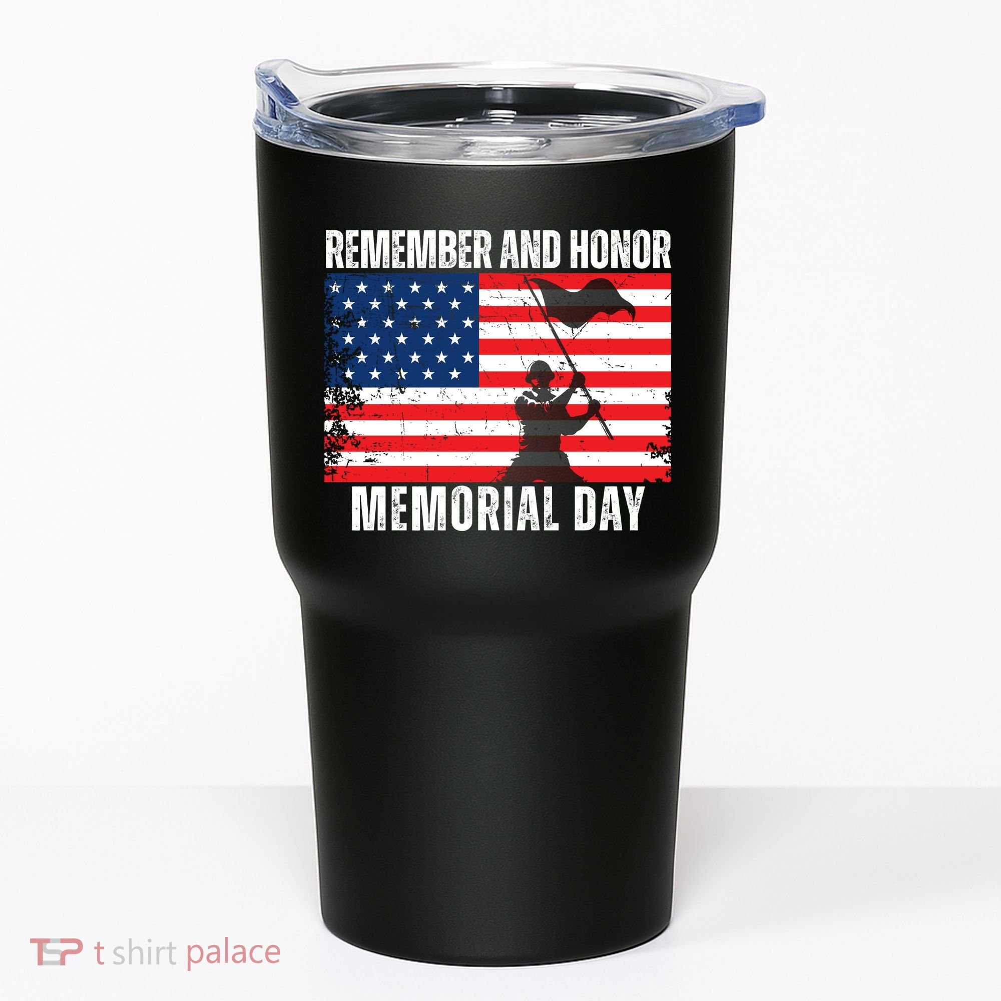 Remember And Honor Memorial Day Usa Flag Tumbler
