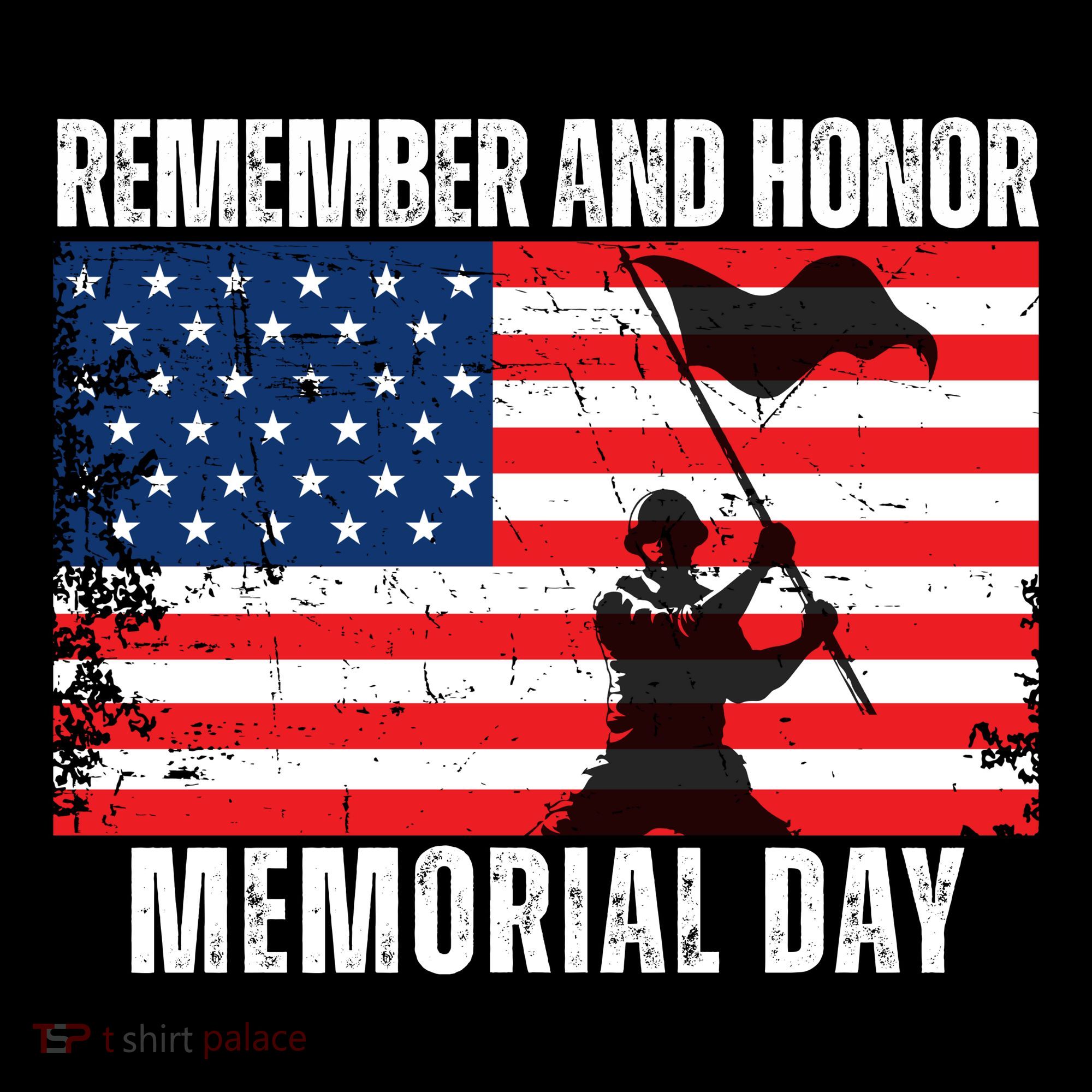 Remember And Honor Memorial Day Usa Flag Ornament
