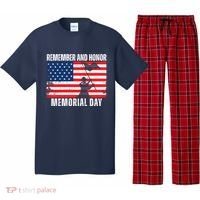 Remember And Honor Memorial Day Usa Flag Pajama Set thumb 0