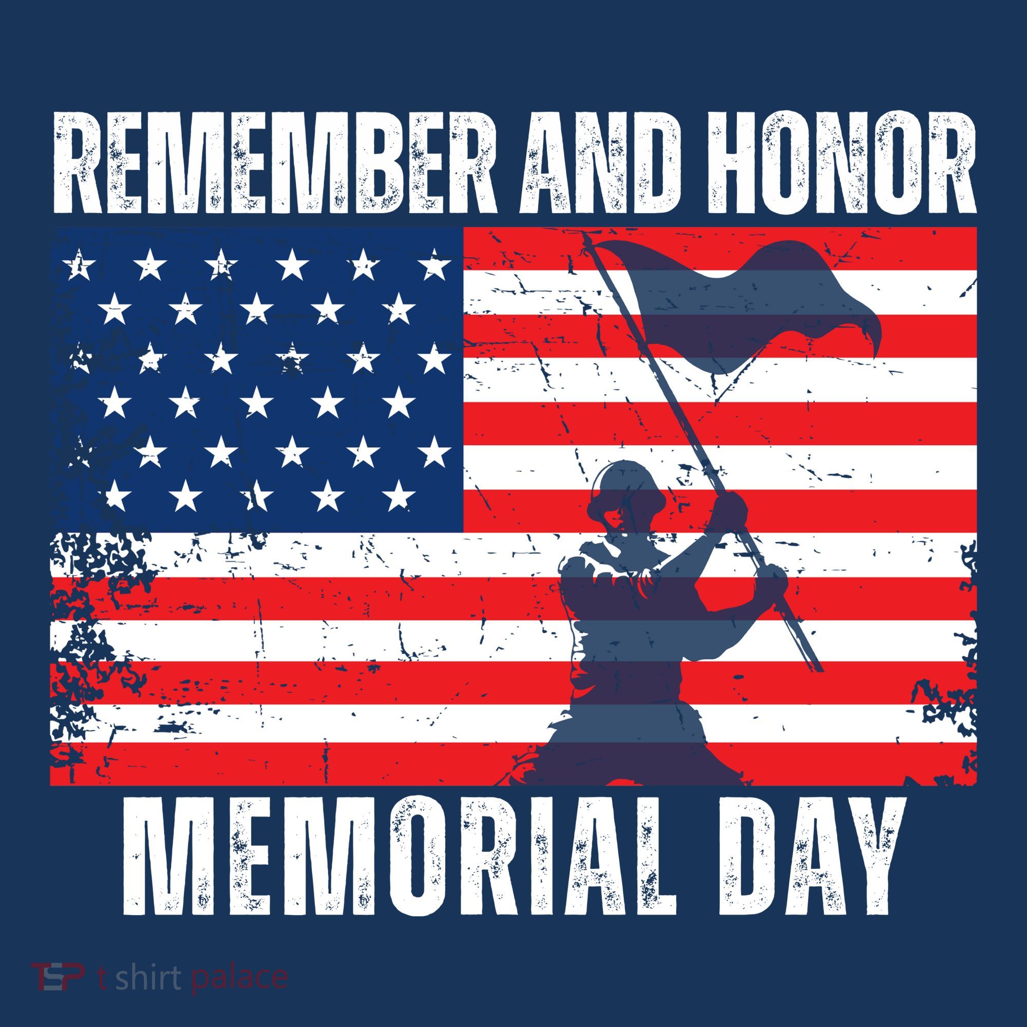 Remember And Honor Memorial Day Usa Flag Hat