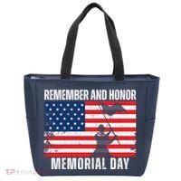 Remember And Honor Memorial Day Usa Flag Tote Bag thumb 0