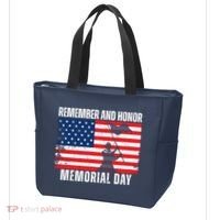 Remember And Honor Memorial Day Usa Flag Tote Bag thumb 3