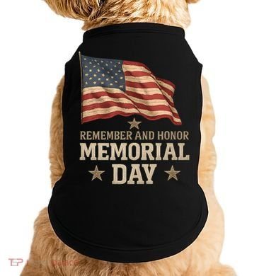 Remember and Honor Memorial Day Doggie Tank