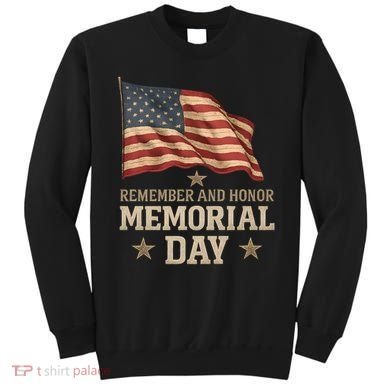 Remember and Honor Memorial Day Sweatshirt