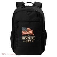Remember and Honor Memorial Day Backpack thumb 0