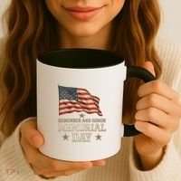 Remember and Honor Memorial Day Coffee Mug thumb 3