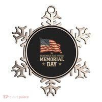 Remember and Honor Memorial Day Ornament thumb 0