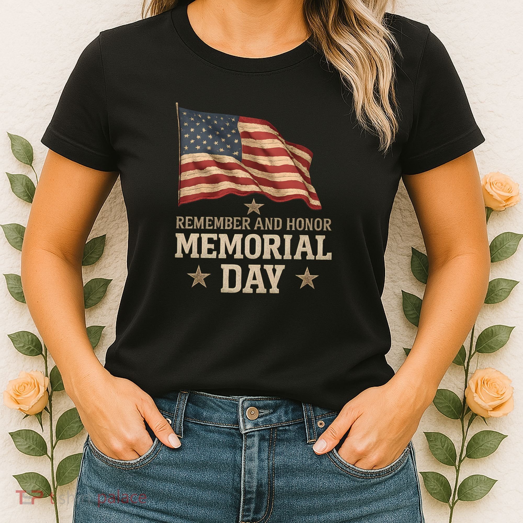Remember and Honor Memorial Day Women's T-Shirt