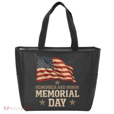 Remember and Honor Memorial Day Tote Bag