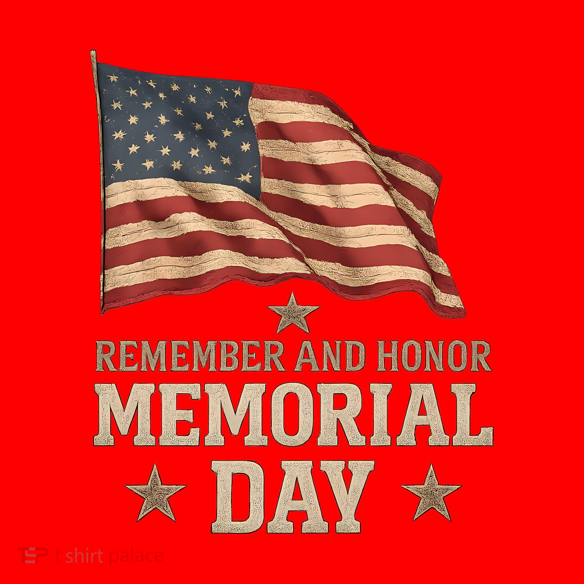 Remember and Honor Memorial Day Santa Hat