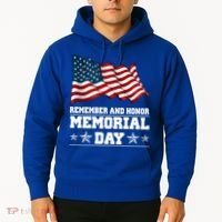 Remember And Honor Memorial Day Patriot Hoodie thumb 2