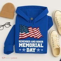 Remember And Honor Memorial Day Patriot Hoodie thumb 4