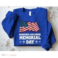 Remember And Honor Memorial Day Patriot Sweatshirt thumb 2