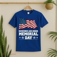 Remember And Honor Memorial Day Patriot T-Shirt thumb 2