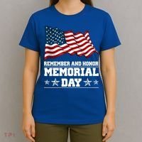 Remember And Honor Memorial Day Patriot T-Shirt thumb 4