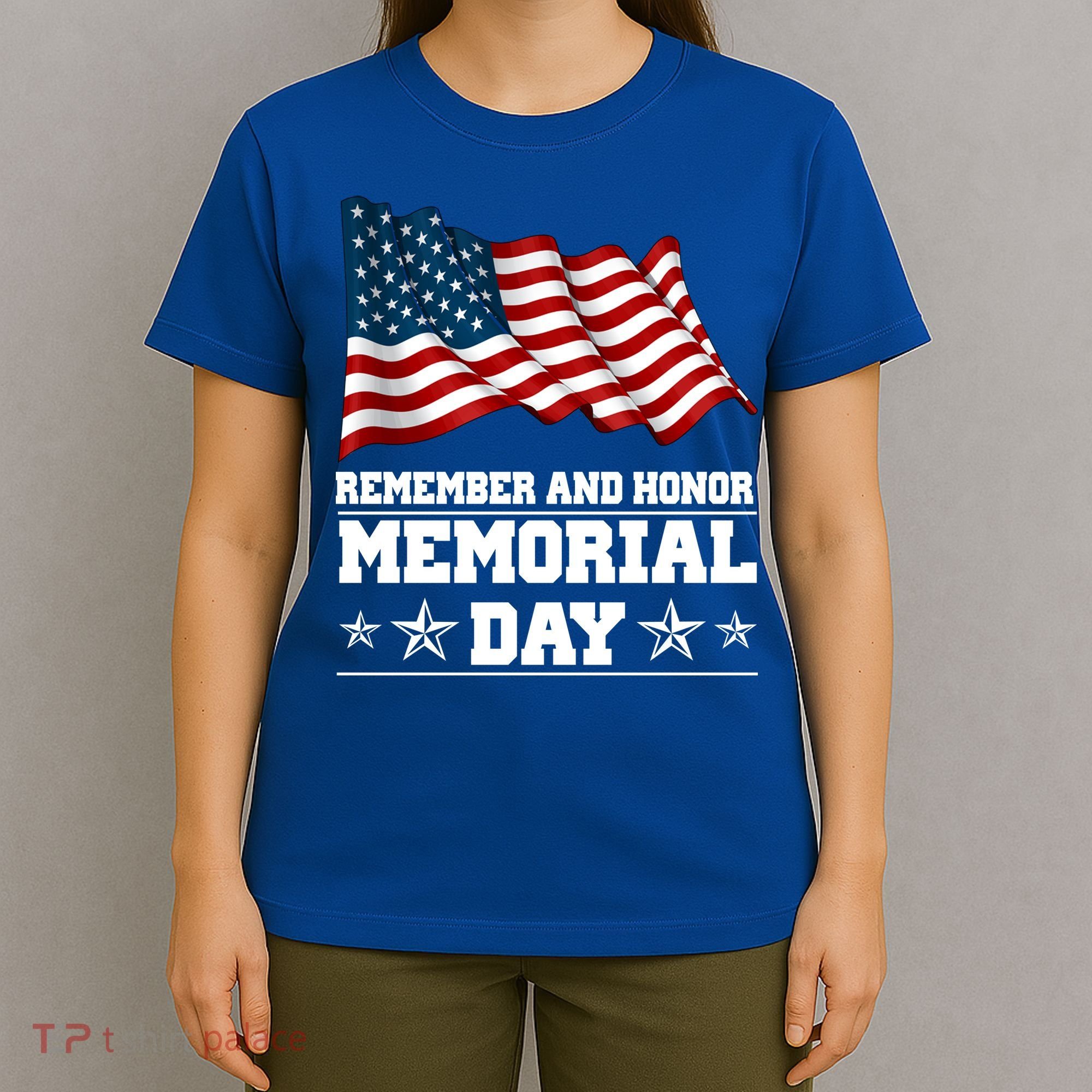 Remember And Honor Memorial Day Patriot T-Shirt