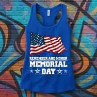 Remember And Honor Memorial Day Patriot Women's Tank Top thumb 3