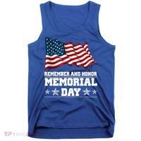 Remember And Honor Memorial Day Patriot Tank Top thumb 0