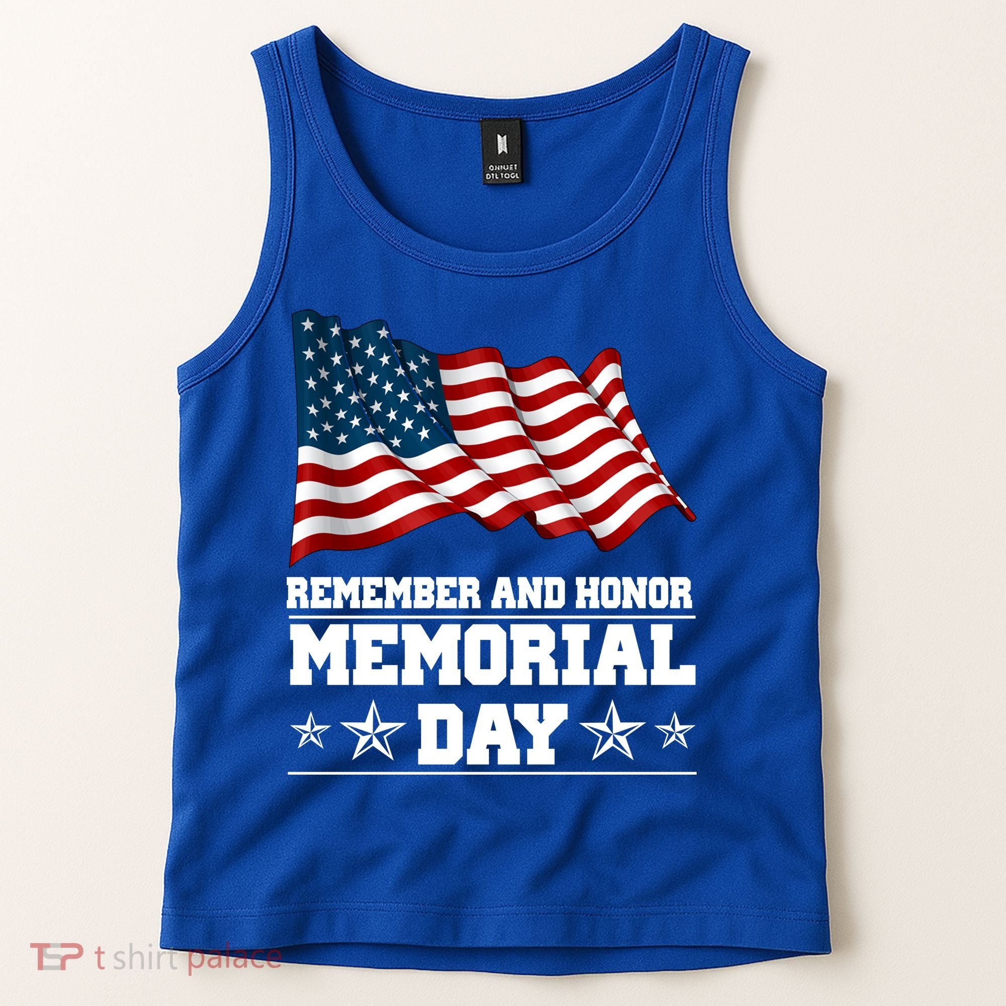 Remember And Honor Memorial Day Patriot Tank Top