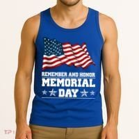 Remember And Honor Memorial Day Patriot Tank Top thumb 3