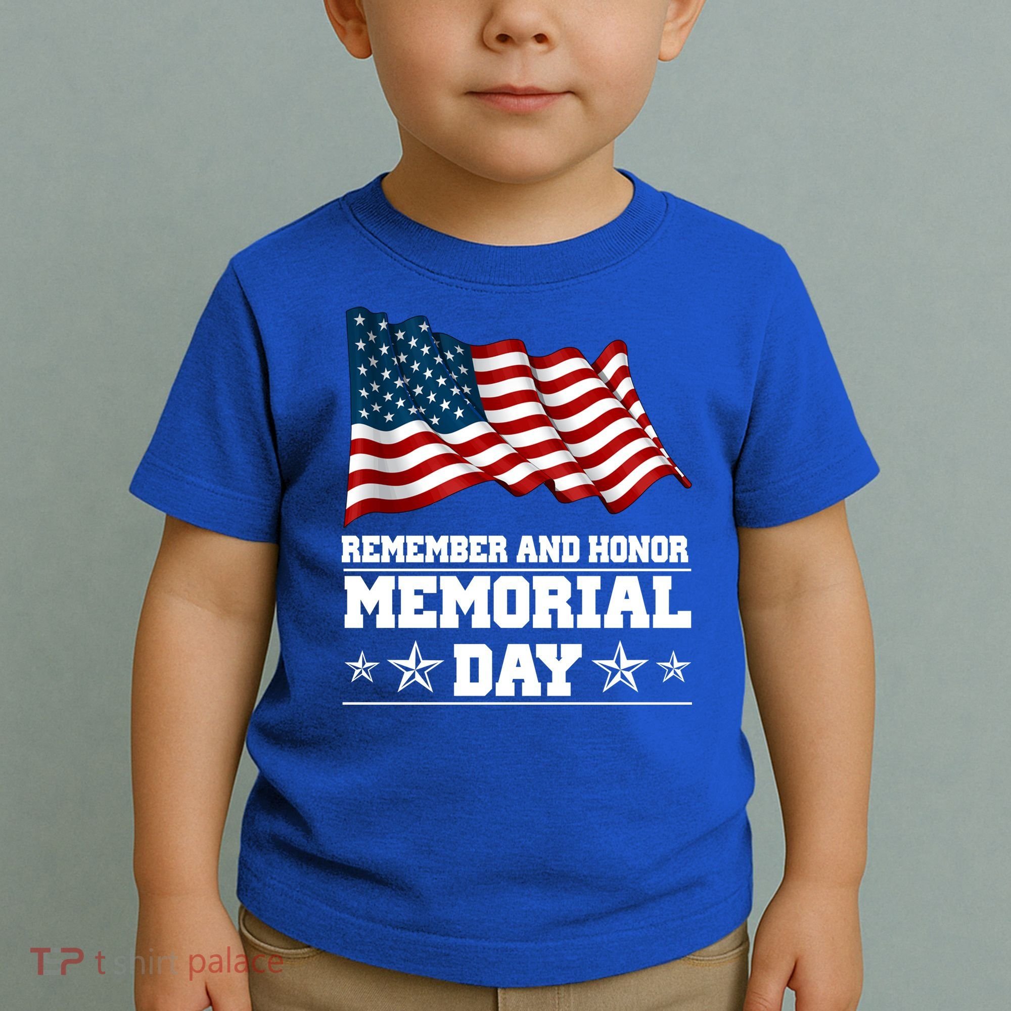 Remember And Honor Memorial Day Patriot Toddler T-Shirt