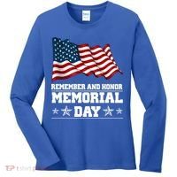 Remember And Honor Memorial Day Patriot Women's Long Sleeve Shirt thumb 0