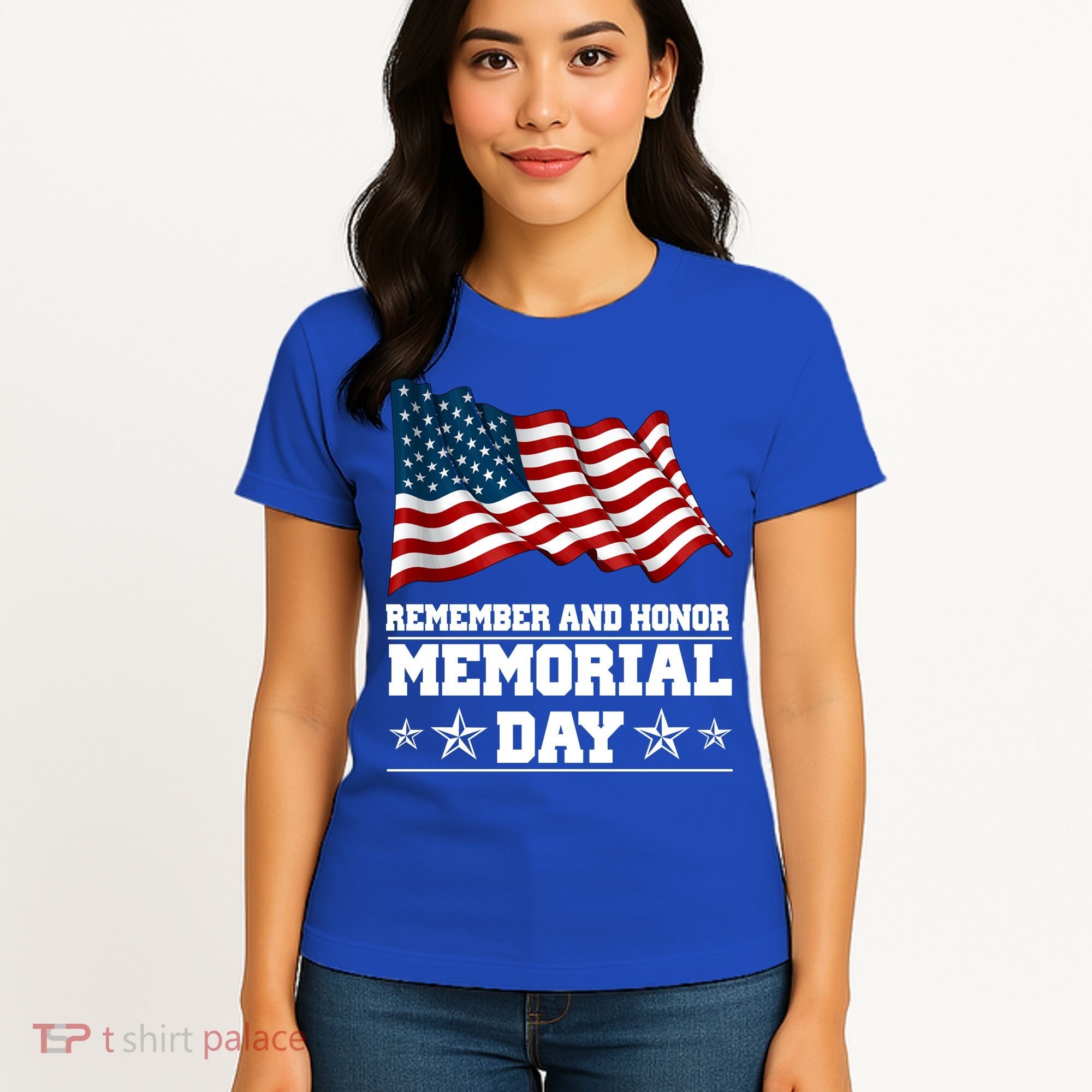 Remember And Honor Memorial Day Patriot Women's T-Shirt