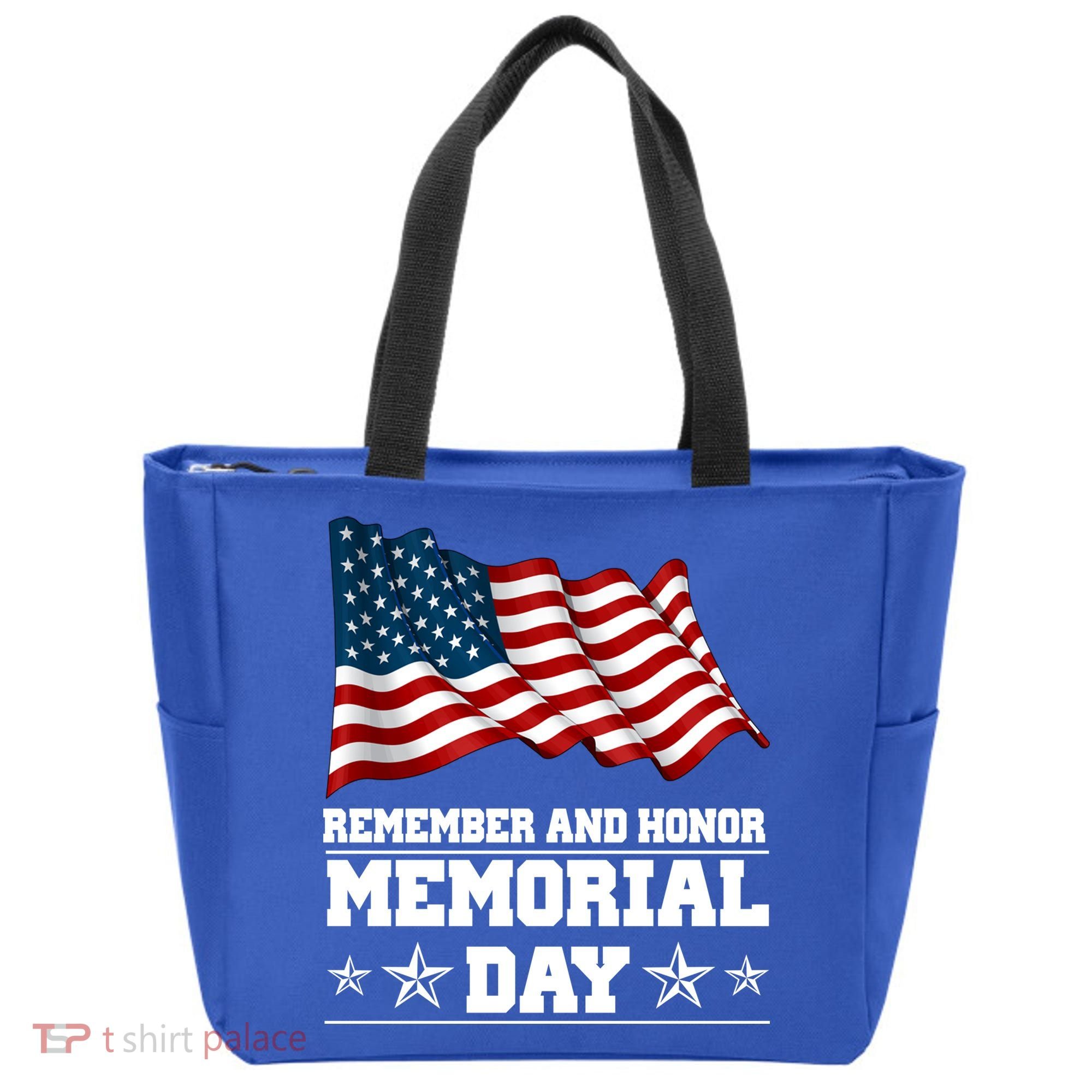 Remember And Honor Memorial Day Patriot Tote Bag