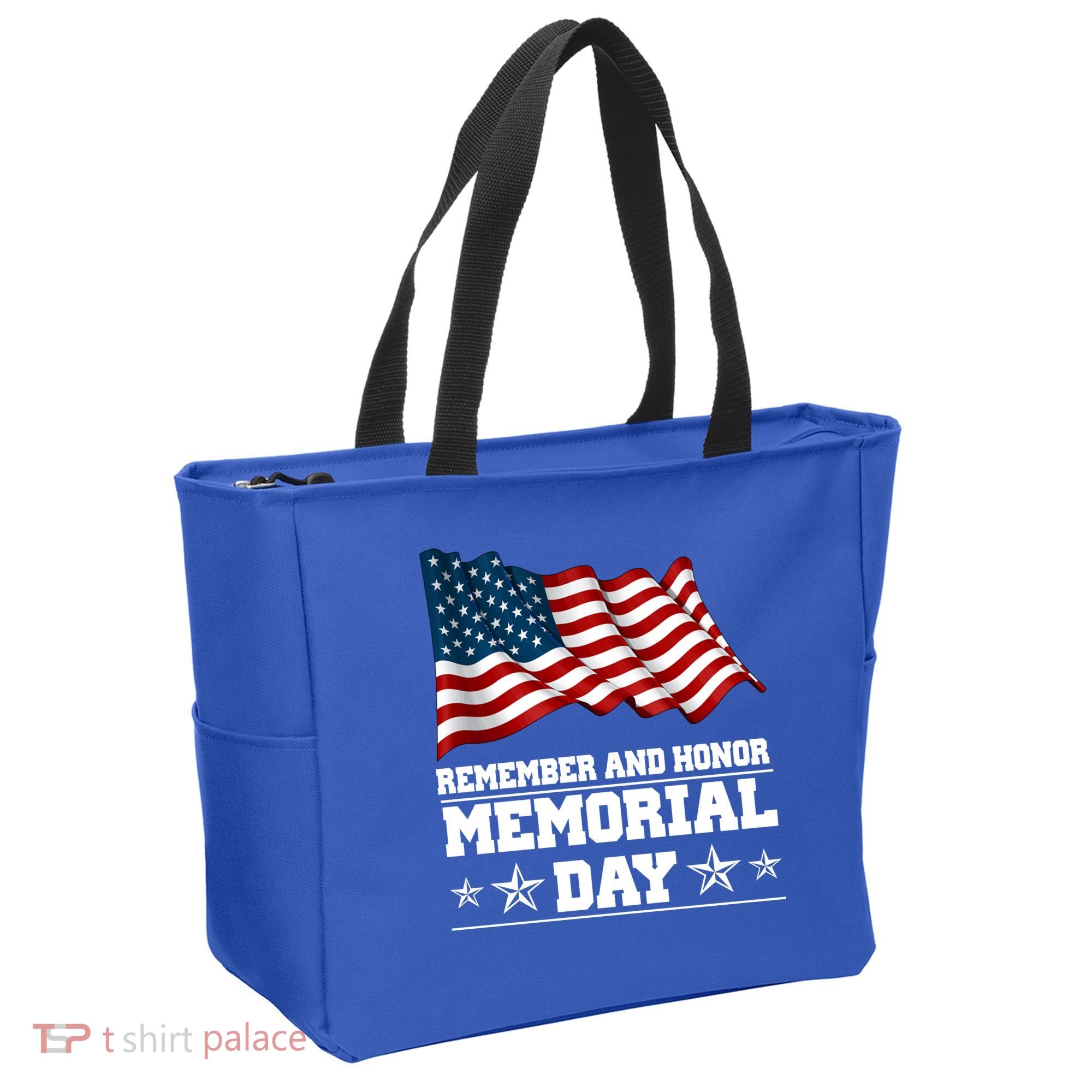 Remember And Honor Memorial Day Patriot Tote Bag