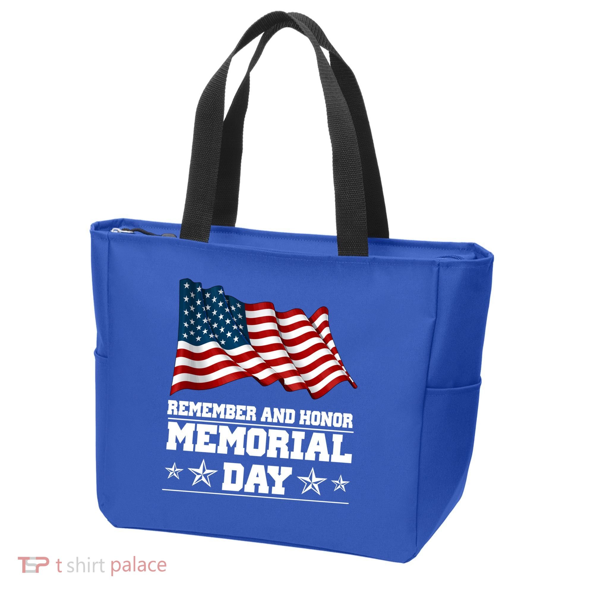 Remember And Honor Memorial Day Patriot Tote Bag