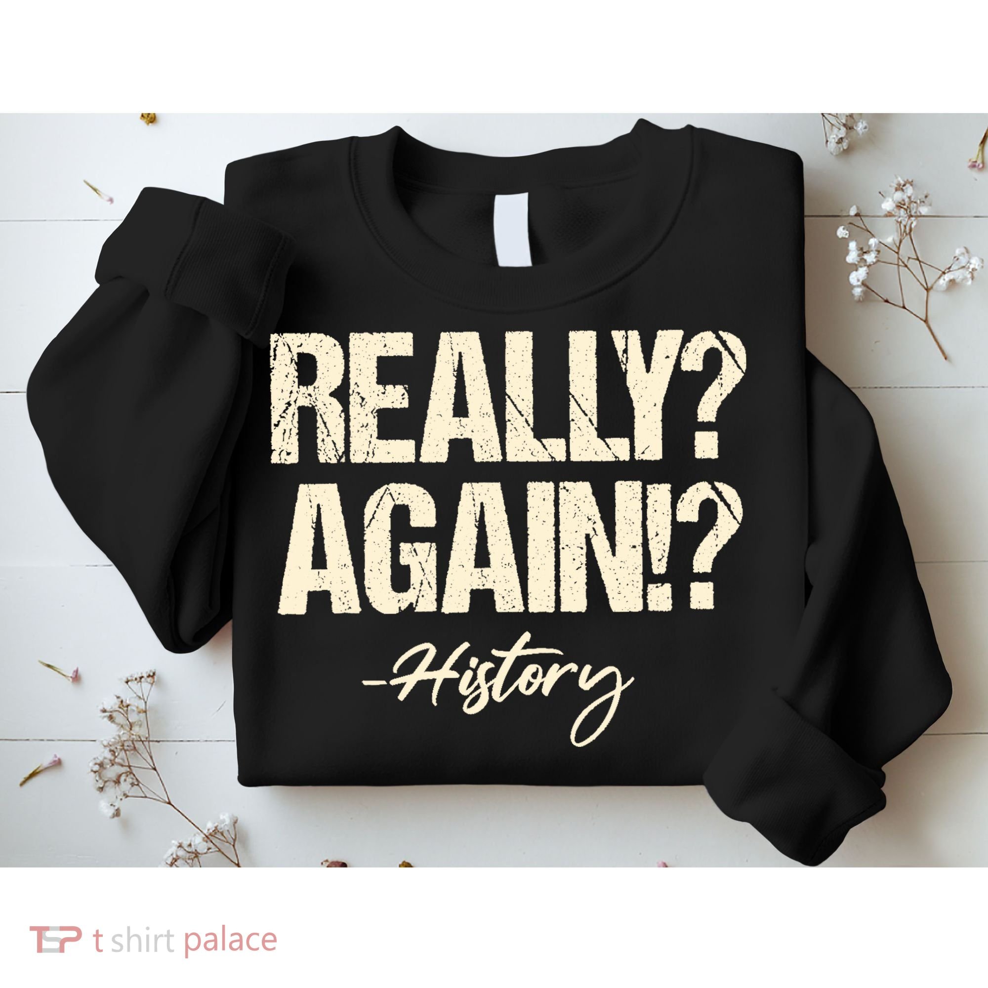 Really? Again!? History Teacher Historical Book Student Sweatshirt