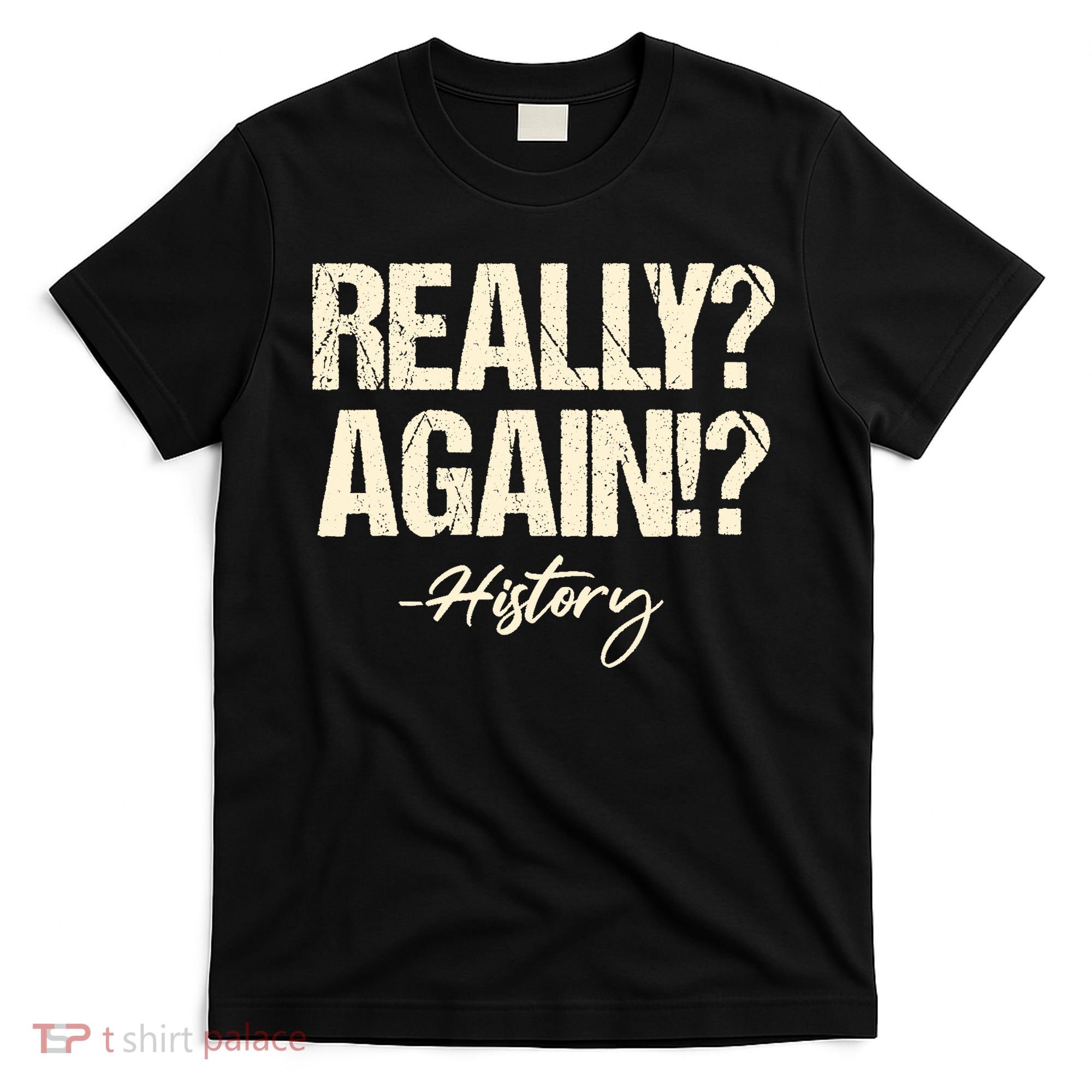 Really? Again!? History Teacher Historical Book Student T-Shirt