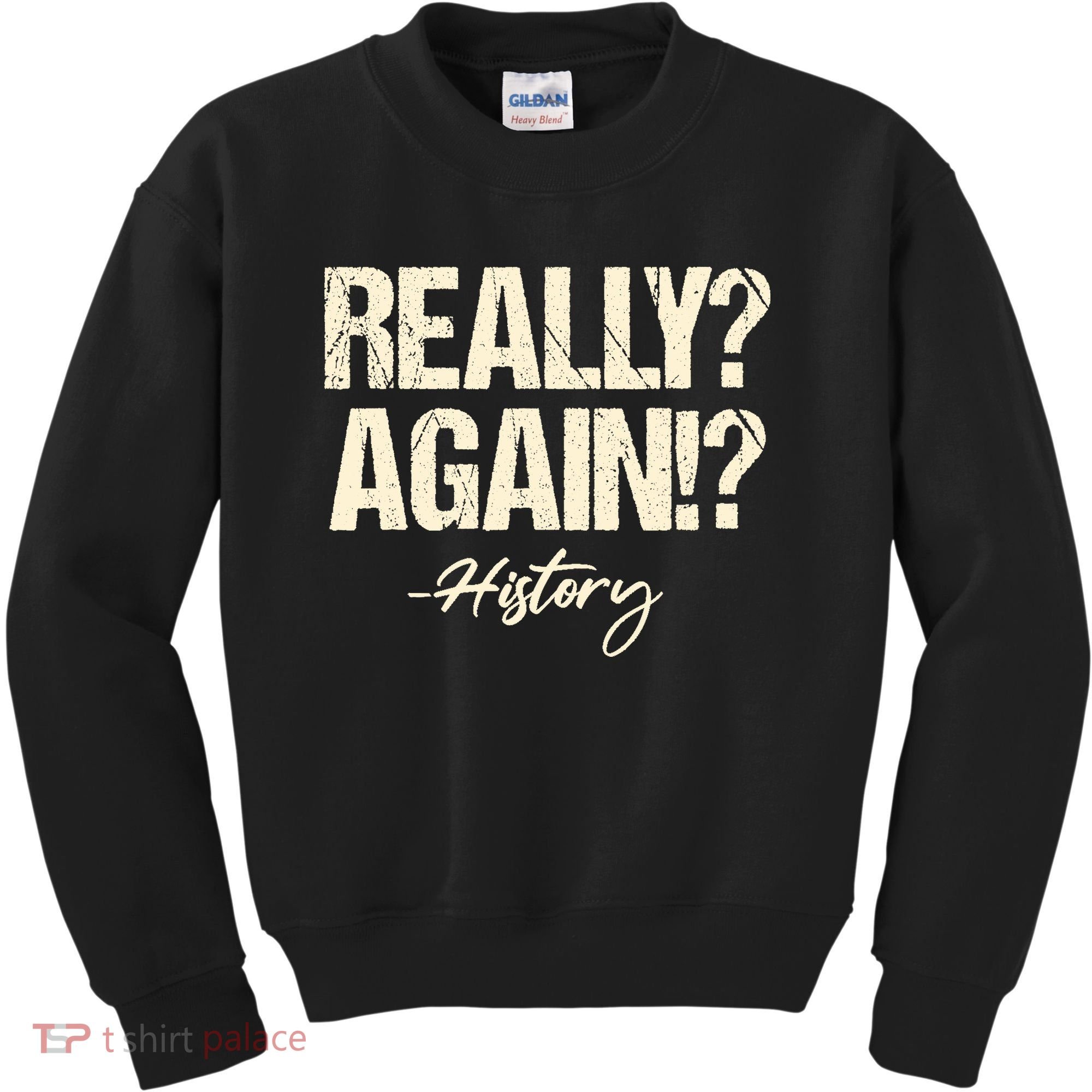 Really? Again!? History Teacher Historical Book Student Kids Sweatshirt
