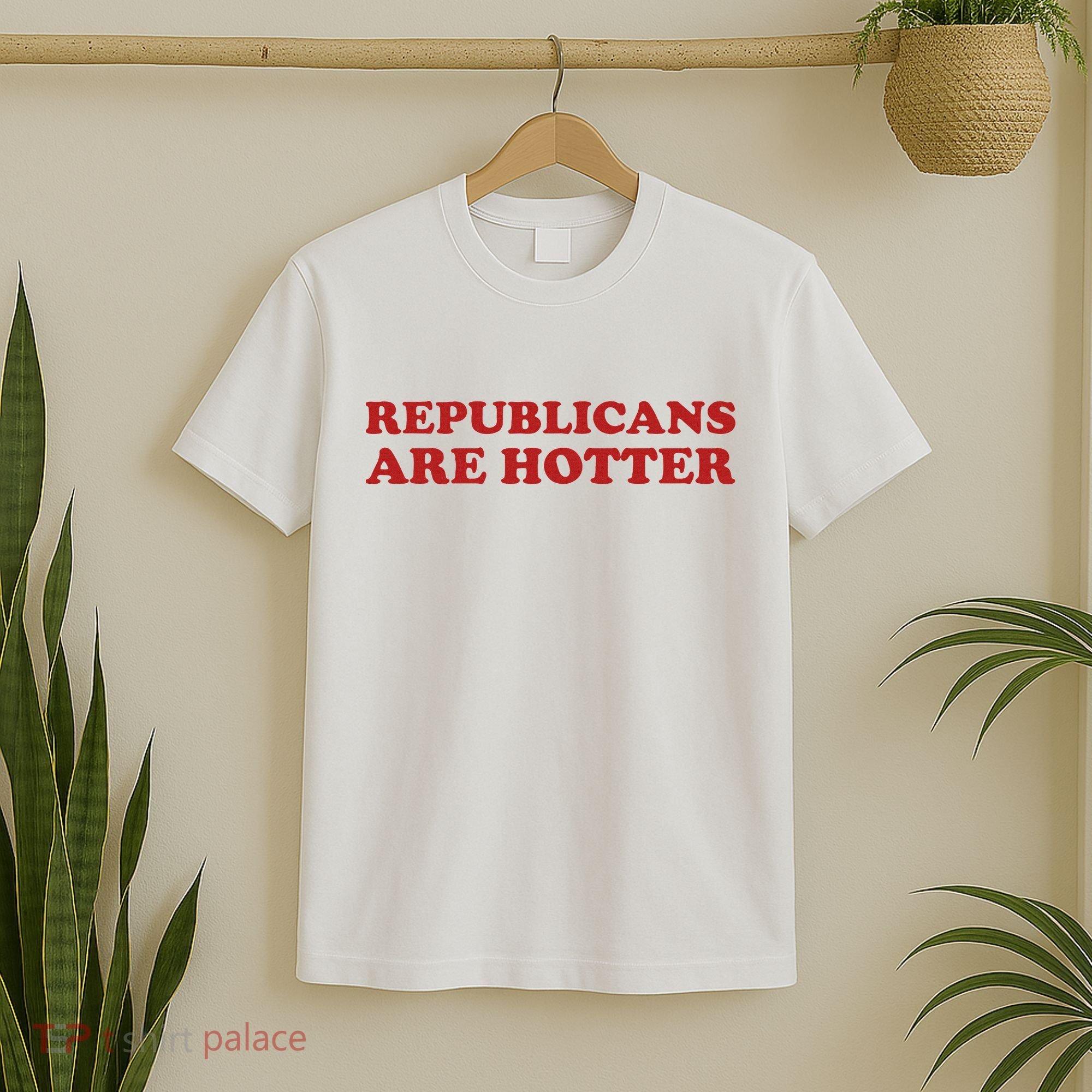 Republicans Are Hotter Political Saying American Voice T-Shirt