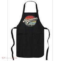 Retro Alabama Home State Al Cool 70s Style Sunset Apron thumb 0