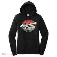 Retro Alabama Home State Al Cool 70s Style Sunset Women's Hoodie thumb 0