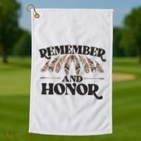 Remember And Honor Every Child Matters Golf Towel thumb 1