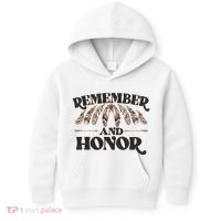Remember And Honor Every Child Matters Kids Hoodie thumb 0