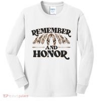 Remember And Honor Every Child Matters Kids Long Sleeve Shirt thumb 0