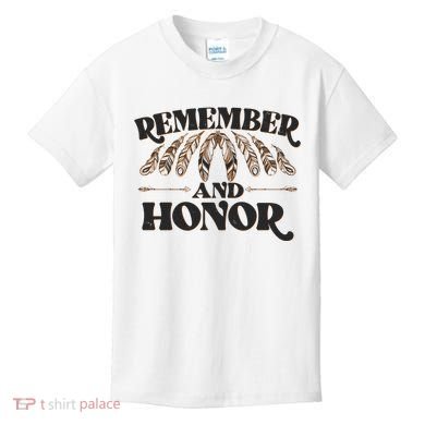 Remember And Honor Every Child Matters Kids T-Shirt