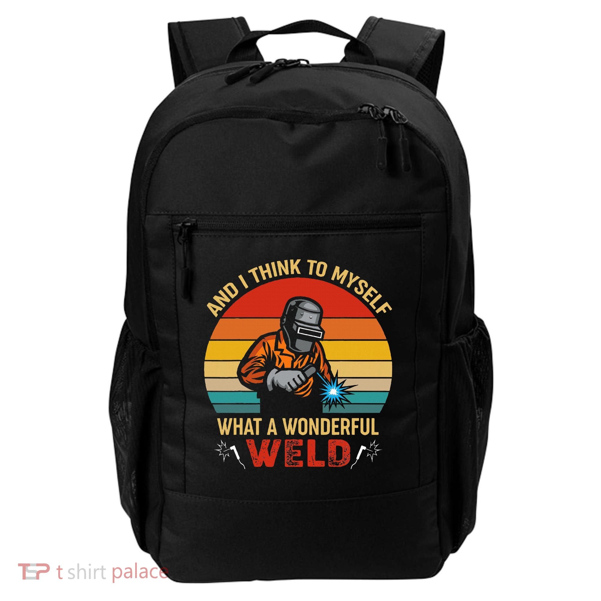 Retro And I Think To Myself What A Wonderful Weld Welding Backpack