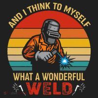 Retro And I Think To Myself What A Wonderful Weld Welding Tumbler thumb 3