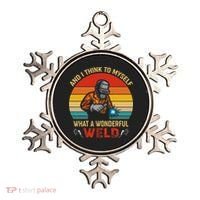 Retro And I Think To Myself What A Wonderful Weld Welding Ornament thumb 0