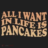 Retro All I Want In Life Is Pancakes Women's Sweatshirt thumb 2